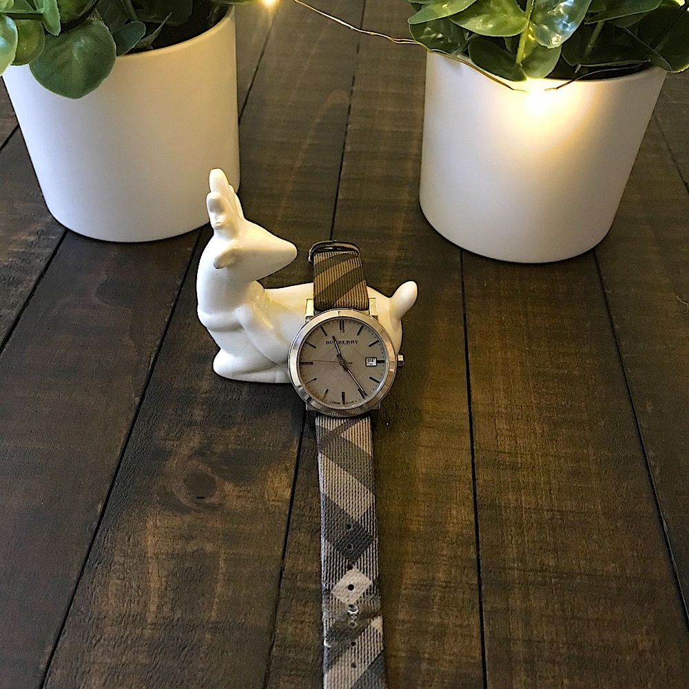 Multicolor (neutral) Burberry Heritage watch